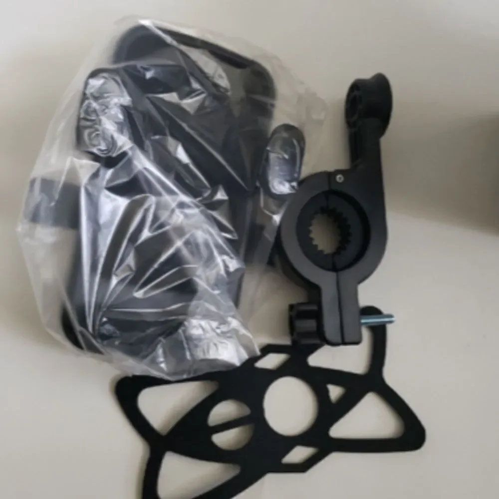 NIB Universal Motorcycle Mobile Phone Mounting Bracket Handlebar Holder Black